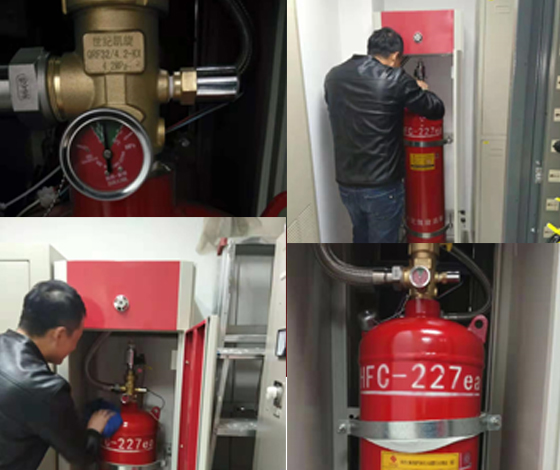 酒店安装无管网七氟丙烷气体灭火系统