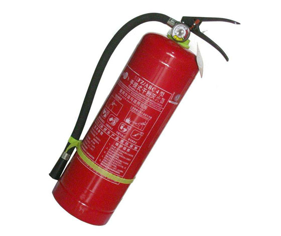 干粉灭火器的使用方法、灭火原理及适用范围