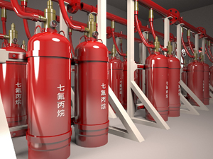 分享七氟丙烷灭火系统（有管网）